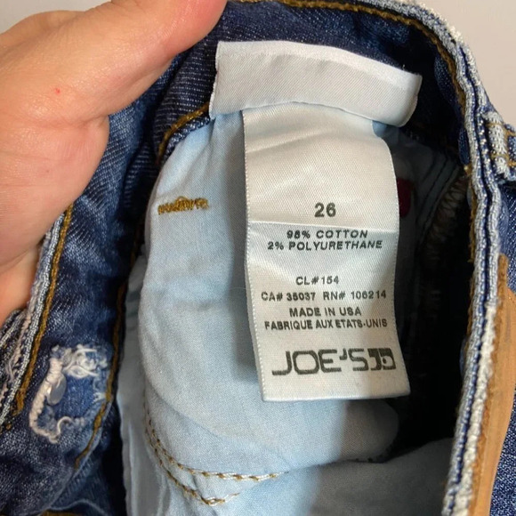 Joes Jeans High Rise Distressed Ankle The Debbie - Picture 8 of 8